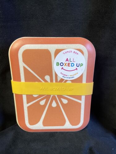Lunch Box -Eco One -All Boxed Up ~Orange Slice ~ Reusable Eco Friendly ~New~