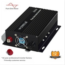 500W Pure Sine Wave Inverter 12V to 110V 220V Power Converter Car LCD Camp