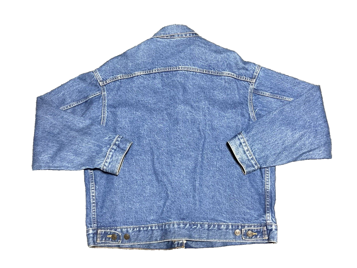 Benetton Formula 1 Racing Team Denim Jacket Size L Blue Made Benetton Formula 1 Racing Team Denim Jacket Size L Blue Made