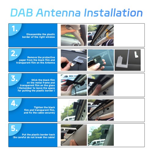 Single 1DIN 7'' DAB+ Autoradio Flip up Touchscreen BLUETOOTH USB MP5 Player FM - Bild 20 von 24