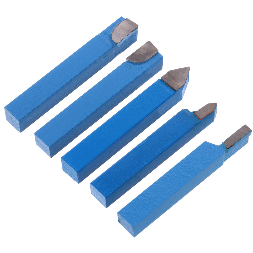 5pcs Bit Cutting Set Carbide Lathe Tools Lathe Parting Tool Metal Lathe