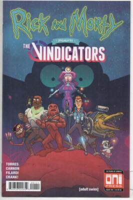 RICK and MORTY VINDICATORS #1, NM, Grandpa, Oni Press, from Cartoon 2018