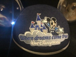 Mickey Mouse Light Up Ears Hat Disney World Where Dreams Come True Ebay