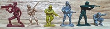 25 U.S. Army Men - Modern Day - - unpainted 51mm toy soldiers