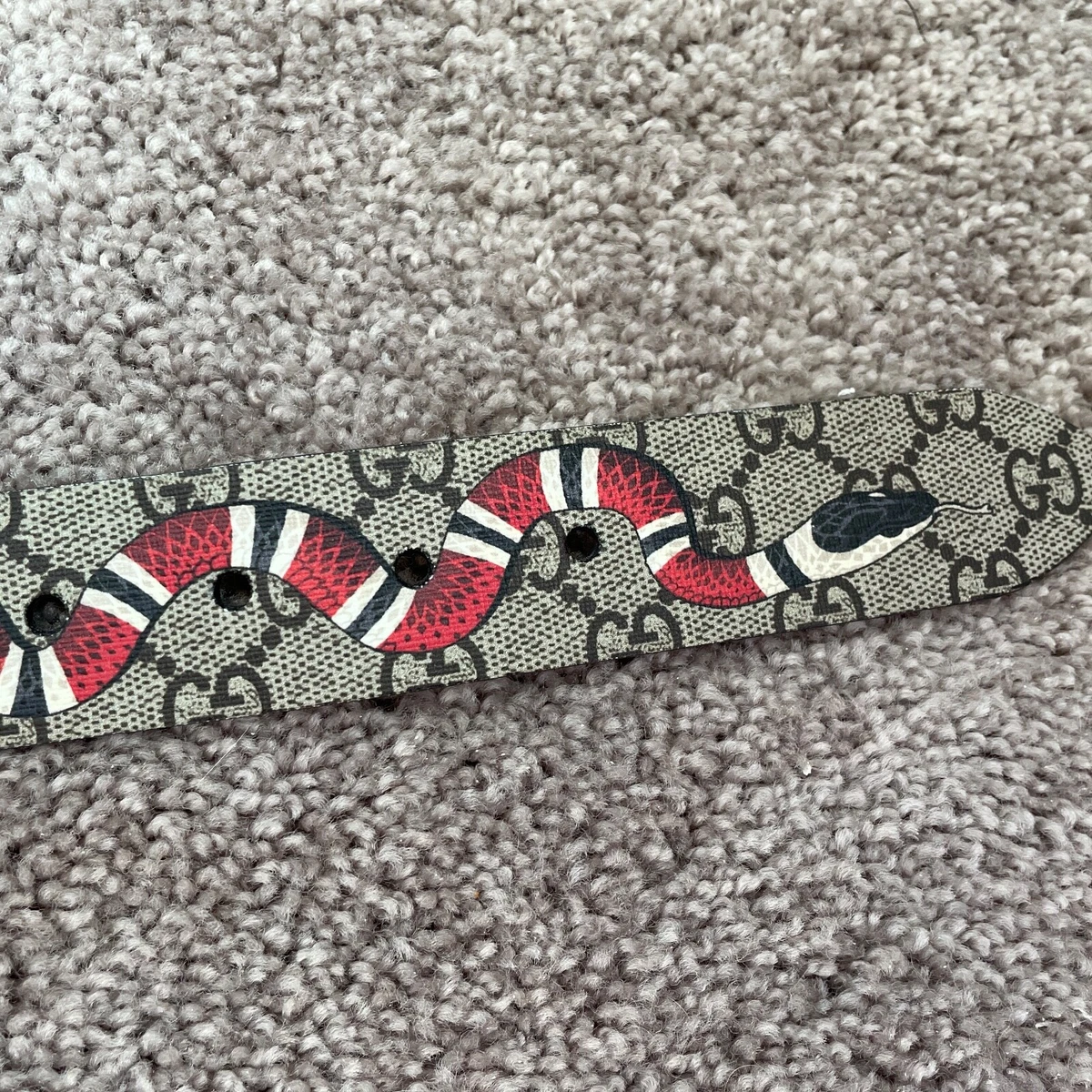 Red and Gold Snake Designer Belt- Order Wholesale