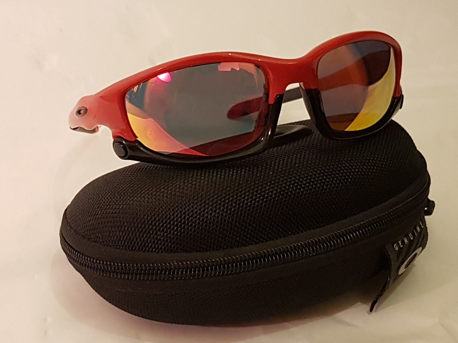 Genuine Oakley Sunglasses Split jacket Infra Red … - image 1
