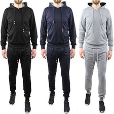Men's Cotton Lightweight Hoodie Spring Sports Pants Jumpsuit