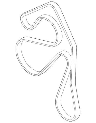 Correa de transmisión serpentina para Ford Explorer XLT/Limited (2012-2013) (N/P BB5Z-8620-A)