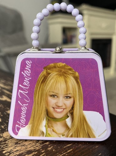 Disney Hannah Montana Mini Tin Purse Miley Cyrus - Picture 1 of 8