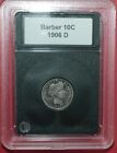 1906 Barber Dime F/Vf with Case Inv#1020-248