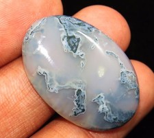 33.00 Ct Natural Moss Agate Loose Gemstone Certified Untreated Moss Agate Gems