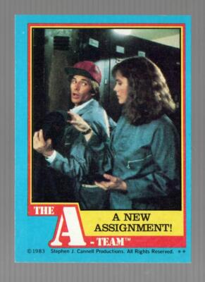 1983 Topps The A-Team A New Assignment! #13 Near Mint or Better