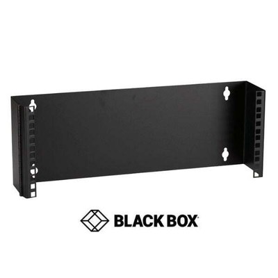 JPM054-R2 - WALL MOUNT BRACKET 4U 19IN BLK DEPTH 4IN HINGED
