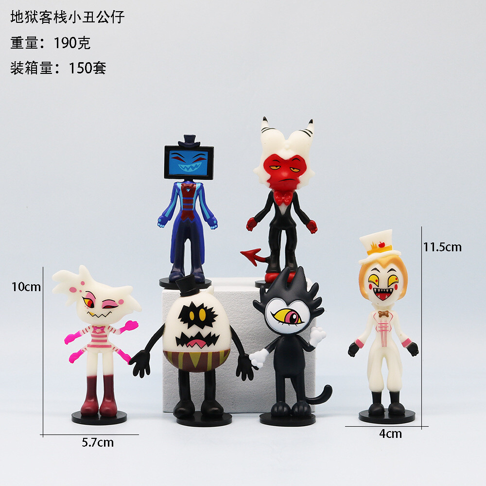 Hazbin Hotel Alastor Fizzarolli Angel Dust Action Figure Stolas