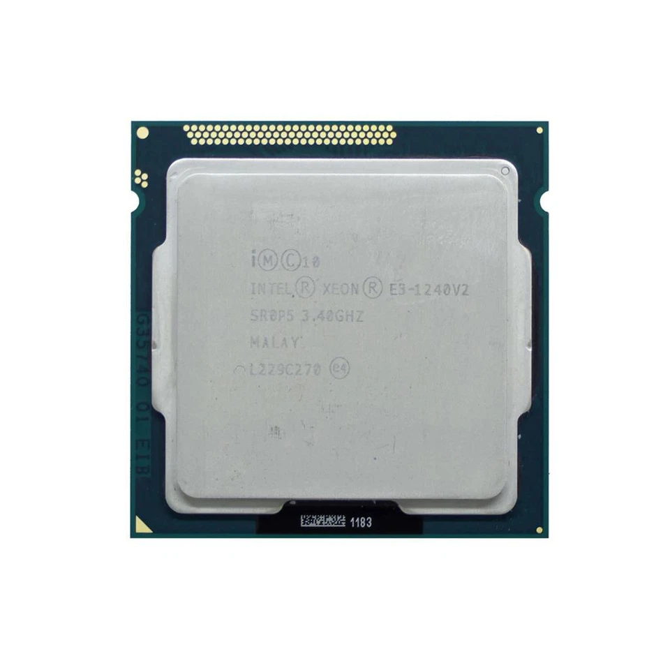 Intel Xeon Silver CPU Processor Quad Core 3.4 GHz Socket 1155 E3-1240V2 - Image 2 of 2