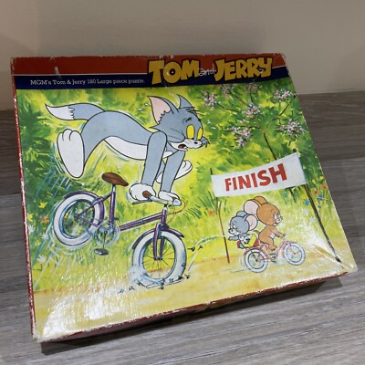 Vintage - Tom und Jerry - 180 Teile großes Puzzle - 1980 - 100% vollständig