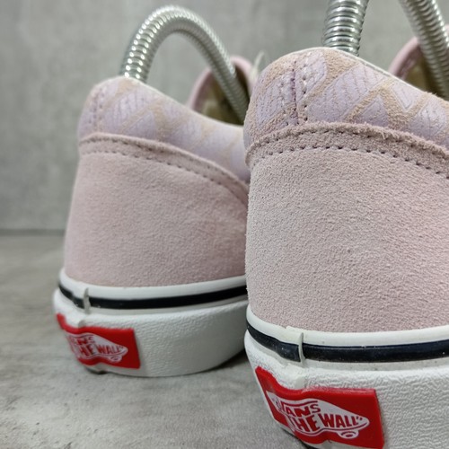 Vans Old Skool Rosa Entrenadores Talla UK 4 Rosa Gamuza Lona Gimnasio Informal Patín 507452 - Imagen 12 de 15