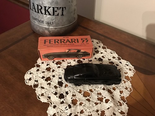 Avon Ferrari 53 Wild Country After Shave Decanter - NIB - Full
