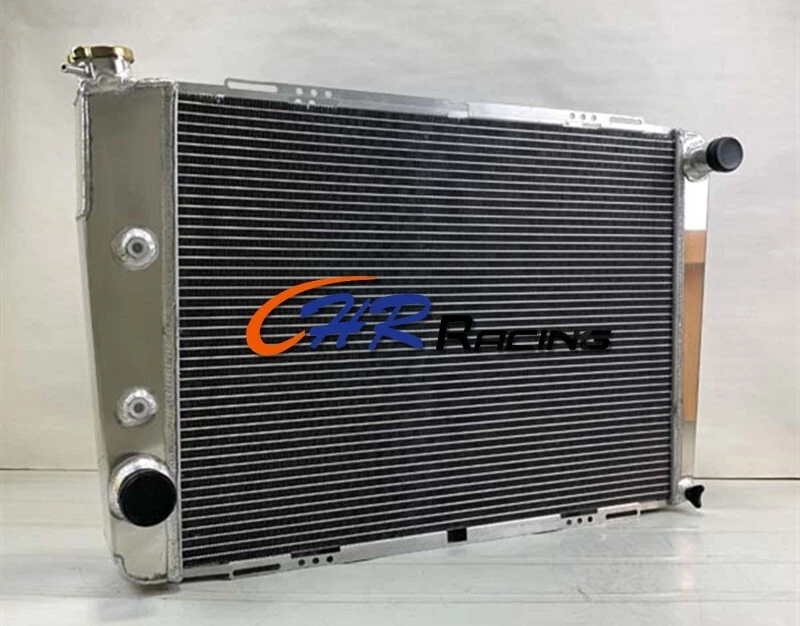 Radiador de aluminio de 5 filas para motor Lincoln Continental V8 1968 1969 Foto 2 de 4