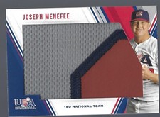 2018 USA Stars & Stripes Jumbo Materials Jersey Number #35 Joseph Menefee 5/9 
