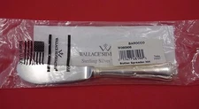 Barocco by Wallace-Italy Sterling Silver Butter Spreader HH 6" New