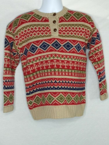L.S Expedition Company Size Large Sweater Sheetland Wool Mens