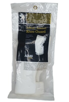 Protège-genou Adams USA Softball/Baseball - Blanc - Taille Petite (Small) - SG-124-S
