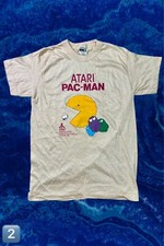 Vintage 1982 Pac Man Atari Video Arcade Game Promo Youth Size Large 14-16 2