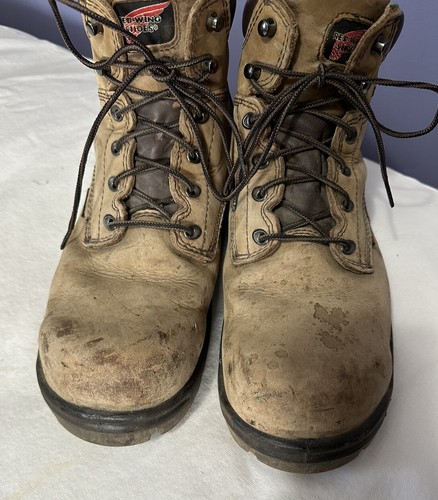 Red Wing Boots 2240 King Toe Mens Size 13 D 6-Inch Brown Non-Metallic Toe - Picture 8 of 10