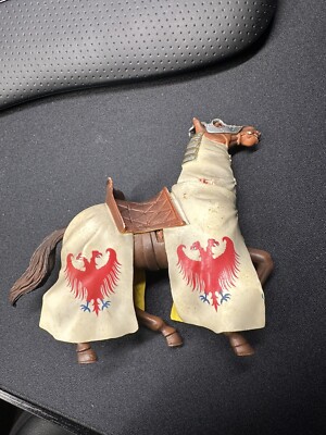 2004 BLUE BOX Medieval Red Double Eagle Just  HORSE