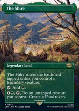 1x - The Shire - Borderless #345 - Lord of the Rings - NM MTG