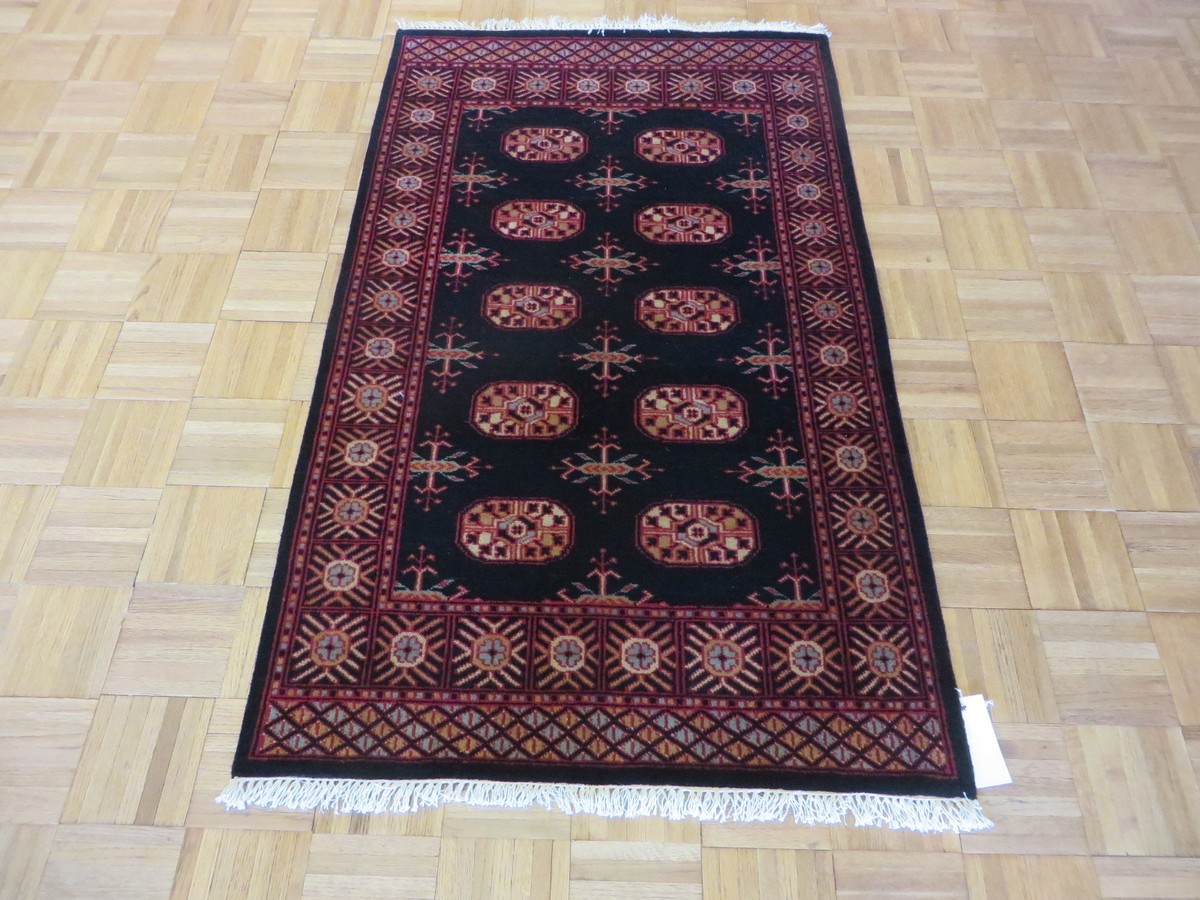 Bokara Rug Co., Inc. Tapis Ivoire Et Noir Noué à La Main De Haute Qualite Abib5946