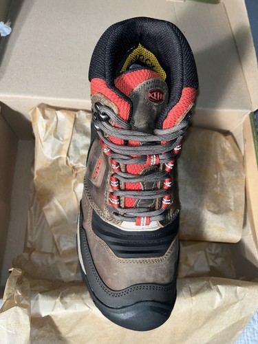 Größe 9 Weite - Keen Herren Ridge Flex Mid WP dunkeloliv Ketchup - Bild 7 von 12