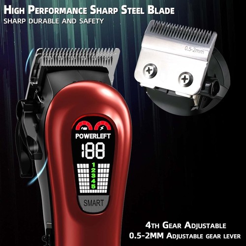 Wahl Professional Hair Cut Machine Barber Salon Cutting Trimmer Clipper Kit Set - Picture 4 of 7