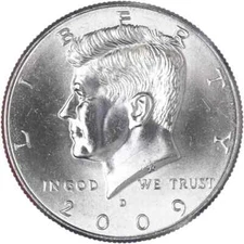 2009 D Kennedy Half Dollar Uncirculated US Mint