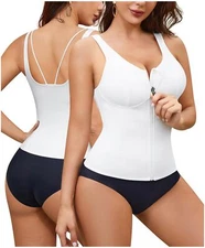 Women's Compression Tank Top Tummy Control Workout Shapewear Camisole