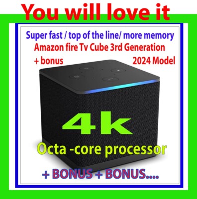 Amazon firetv Firetv cube 4k 3rd generation -from most trusted seller on Ebay | eBay