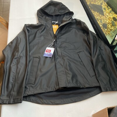 helly hansen mens jacket Waterproof Rain Medium Black