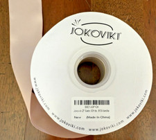 2 Inch Satin Ribbon 50 Yards Color 813-Vanilla NEW Beautiful for Wedding/Gifts