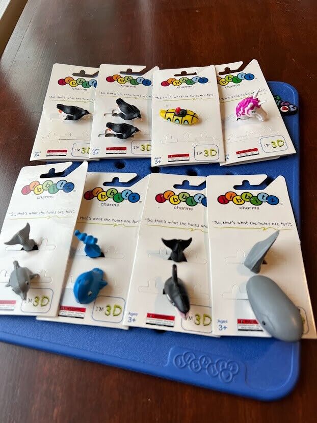 3D Authentic Jibbitz Shoe Charms for Crocs. Rare 1st Gen hard to find! NEW!