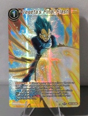 Vegeta's Final Flash Foil Theme Selection History Of Vegeta