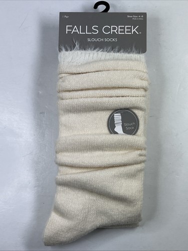Falls Creek Damen Slouch Socken 1 Paar creme super weich - Bild 2 von 8