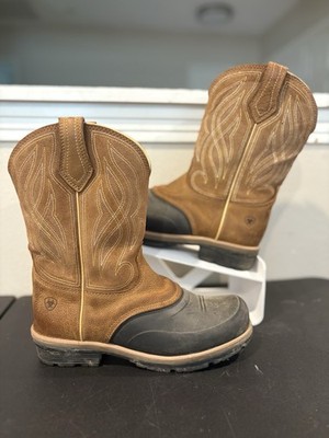 Ariat Whirlwind H20 Womens Brown Leather Boots Sz 9B  (10018668)