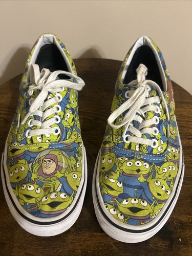 Vans Disney Pixar Toy Story Buzz Woody Aliens Glow Eyes Shoes Mens Sz 10