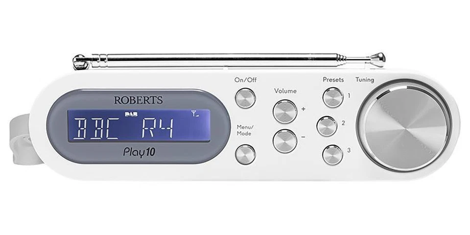 Play 10 Portable DAB / DAB+ / FM Radio, White - PLAY10WH - Image 3 of 4