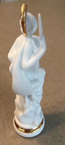 Franklin Mint Chess Set of the Gods Bishop Athena White - Picture 4 of 5