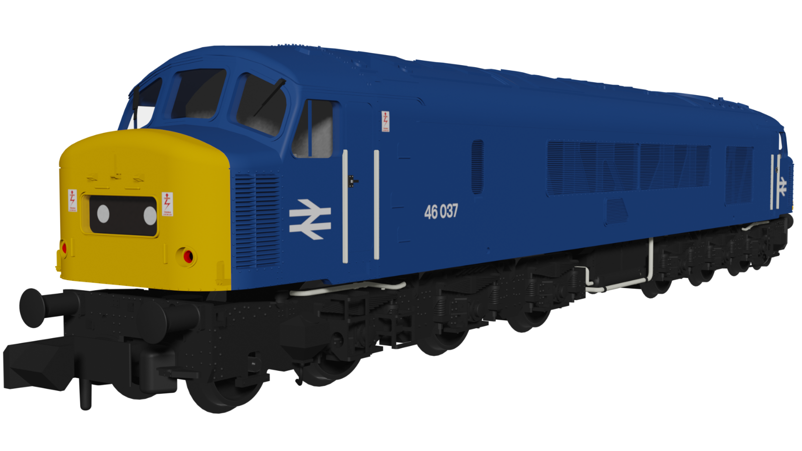 Rapido 948705 Class 46 46037 BR Blue Domino Headcodes DCC SOUND - N GAUGE
