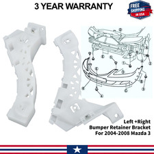 Front Bumper Cover Mounting Bracket Set Fits Mazda 3 Sedan 20042008 Left Right Front Bumper Cover Mounting Bracket Set Fits Mazda 3 Sedan 20042008 Left Right