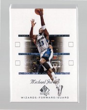 Top 20 Michael Jordan Washington Wizards Autograph Cards 36