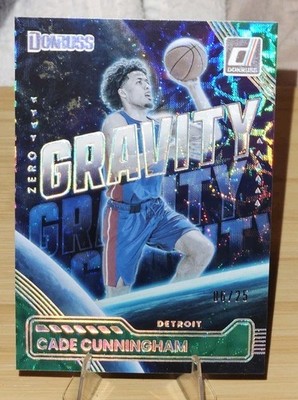 2026 Panini Donruss Cade Cunningham Zero Gravity /25  Fire Detroit Pistons 